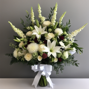 witte bloemen condoleance